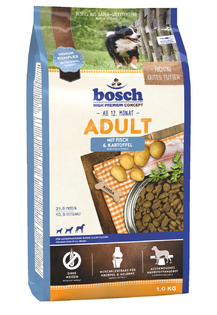 bosch Hunde-Trockenfutter Adult Fisch & Kartoffel